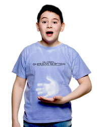 Global Shadow Shifter Color Changing Kids SHORT SLEEVE BLUE TO WHITE T-Shirts Heat Reactive like 90s Hypercolor