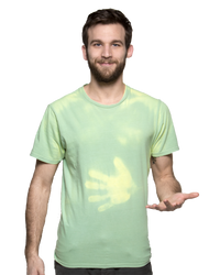 Shadow Shifter BLANK Color Changing Adult SHORT SLEEVE GREEN TO YELLOW T-Shirts Heat Reactive like 90s Hypercolor