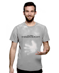 Global Shadow Shifter Color Changing Adult SHORT SLEEVE GREY TO WHITE T-Shirts Heat Reactive like 90s Hypercolor